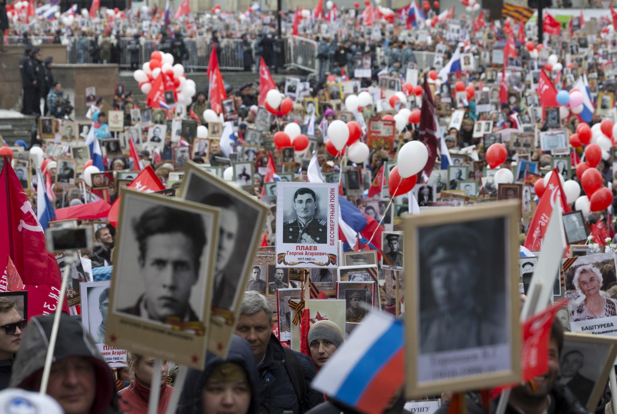 Russia celebrates Nazi Germany’s defeat on Victory Day, May 9, 2017. (Photo: AP)